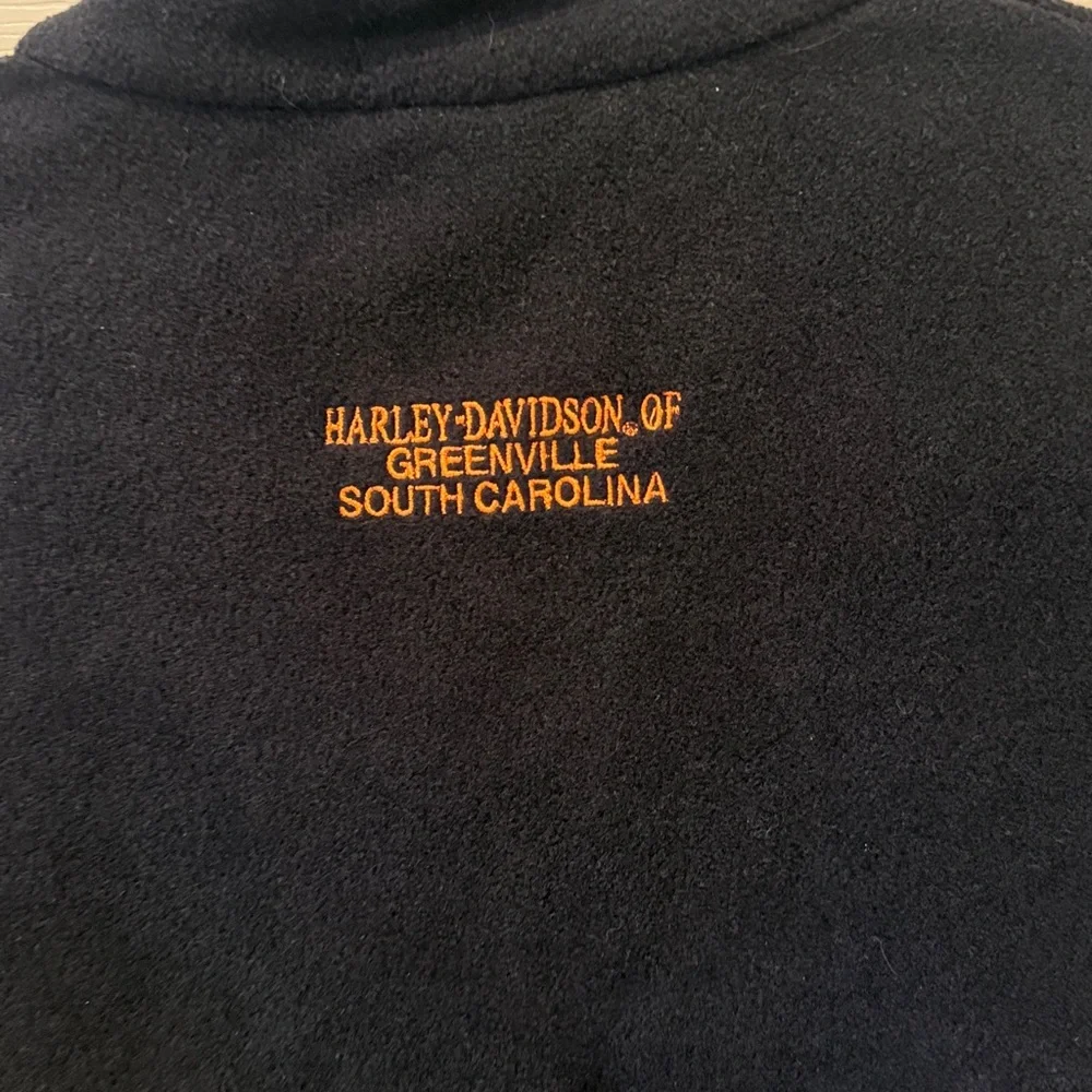 Harley Davidson fleece quarter zip, large